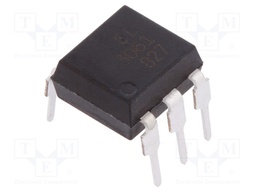 Optotriac; 5kV; zero voltage crossing driver; DIP6; Channels: 1