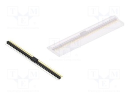 Connector: pin strips; pin header; male; PIN: 35; 2.54mm; SMT; 1x35