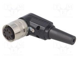 Connector: M16; female; for cable; IP40; plug; soldering; 60V; PIN: 7