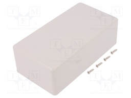 Enclosure: multipurpose; X: 80mm; Y: 150mm; Z: 50mm; 1591S; ABS; grey