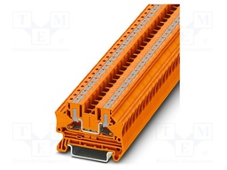 Splice terminal: rail; PTV; 32A; 1kV; push-in; PA; L: 35.3mm; W: 6.2mm