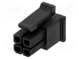 Plug; wire-board; female; Micro-Fit 3.0; 3mm; PIN: 4; for cable