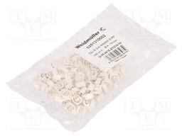 Markers for cables and wires; 4÷10mm; PVC; white; -30÷80°C