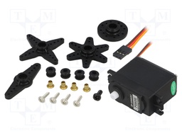 Motor: DC; servo; 4.8÷6VDC; standard; analogue; 40g; 40x20x37.5mm