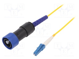 Connector: fiber optic; patchcord; PIN: 1; bayonet; Buccaneer 4000
