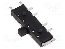 Switch: slide; Pos: 3; SP3T; 0.3A/6VDC; ON-ON-ON; SMT; Leads: for PCB