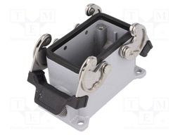 Enclosure: for HDC connectors; C-TYPE; size 57.27; IP66; PG16