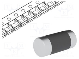 Resistor: carbon film; SMD; 0204 MiniMELF; 330Ω; 0.4W; ±2%
