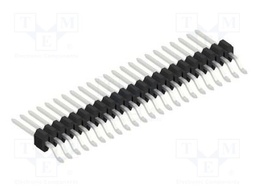 Connector: pin strips; pin header; male; PIN: 23; 1.27mm; SMT; 1x23