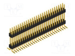 Connector: pin strips; pin header; male; PIN: 54; 1.27mm; SMT; 2x27