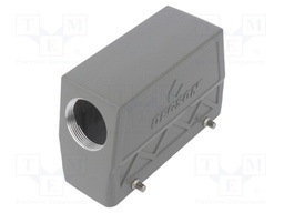 Enclosure: for HDC connectors; size D24B; for cable; angled; M32