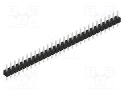 Connector: pin strips; pin header; male; PIN: 28; 2.54mm; THT; 1x28