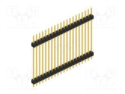 Connector: pin strips; pin header; male; PIN: 20; 2.54mm; THT; 1x20