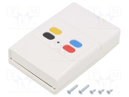 Enclosure: for remote controller; ABS; Number of buttons: 4