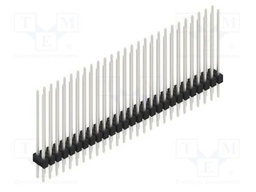 Connector: pin strips; pin header; male; PIN: 54; 2.54mm; THT; 2x27
