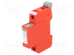 Surge arrestor; Type 2; Poles: 1; 20kA; for DIN rail mounting