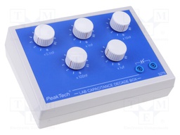 Decade box: capacitance; 1÷9999999pF; Number of ranges: 5