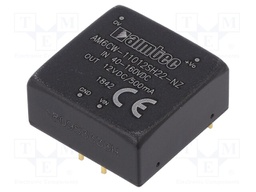 Converter: DC/DC; 6W; Uin: 40÷160V; 12VDC; Iout: 500mA; 1"x1"; 15g