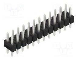 Connector: pin strips; pin header; male; PIN: 24; 2.54mm; THT; 2x12