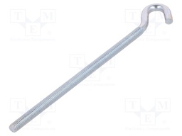 Hook; angular; steel; zinc; 150mm