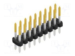 Connector: pin strips; pin header; male; PIN: 18; 2mm; THT; 2x9; 100V
