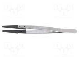 Tweezers; replaceable tips; Blade tip shape: flat; ESD