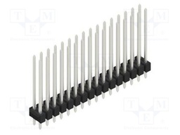 Connector: pin strips; pin header; male; PIN: 32; 2.54mm; THT; 2x16