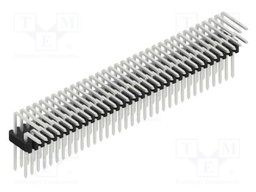 Connector: pin strips; pin header; male; PIN: 68; 1.27mm; THT; 2x34