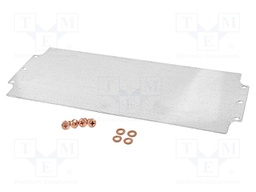 Mounting plate; steel; W: 145mm; L: 344.7mm; Series: 1590Z