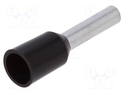 Bootlace ferrule; insulated; copper; Insulation: polyamide; 8mm