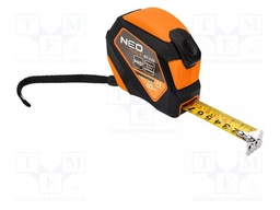 Measuring tape; L: 10m; Width: 25mm; Class: II
