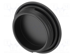 Stopper; polyamide; black; IP68; Entrelec; Gland: PG16; 6mm