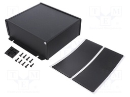 Enclosure: with panel; with fixing lugs; 1457U; X: 191mm; Y: 160mm