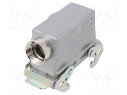 Enclosure: for HDC connectors; C146; size E16; for cable; angled