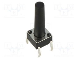 Microswitch TACT; SPST; Pos: 2; 0.05A/12VDC; THT; 1.57N; 6x6x3.5mm