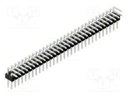 Connector: pin strips; pin header; male; PIN: 62; 2.54mm; THT; 2x31