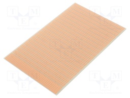 Board: universal; single sided,prototyping; W: 100mm; L: 160mm