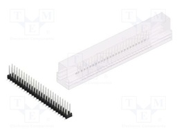 Connector: pin strips; pin header; male; PIN: 50; 2.54mm; SMT; 2x25