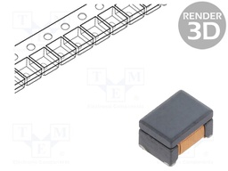 Choke, Common Mode, 200 µH, 110 mA, 4.5mm x 3.2mm x 2.7mm