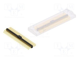 Connector: pin strips; pin header; male; PIN: 56; 2.54mm; SMT; 2x28