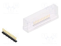 Connector: pin strips; pin header; male; PIN: 11; 2mm; SMT; 1x11