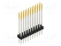 Connector: pin strips; pin header; male; PIN: 20; 2.54mm; THT; 2x10