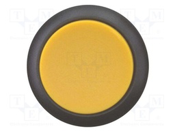 Switch: push-button; Stabl.pos: 2; 22mm; yellow; Illumin: none; IP67