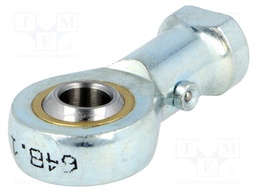 Ball joint; 8mm; Thread: M8; Mat: steel; Pitch: 1,25; Plating: zinc
