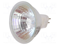 Filament lamp: halogen; 12VAC; 20W; G5,3; MR16; 190lm; 60°