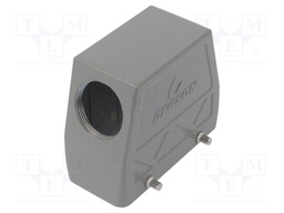 Enclosure: for HDC connectors; size D16B; for cable; angled; M32