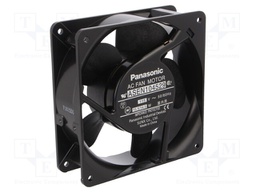 Fan: AC; axial; 115VAC; 120x120x38mm; 150m3/h; 37dBA; ball bearing