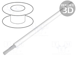 Wire; ÖLFLEX® HEAT 180 SiF; stranded; Cu; 1.5mm2; silicone; white