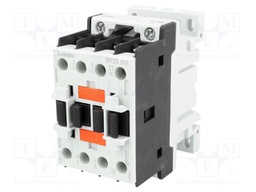 Contactor: 3-pole; NO x3; Auxiliary contacts: NC; 230VAC; 25A; DIN