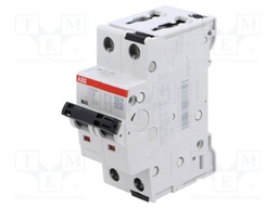 Circuit breaker; 415VAC; 16A; Poles: 2; for DIN rail mounting